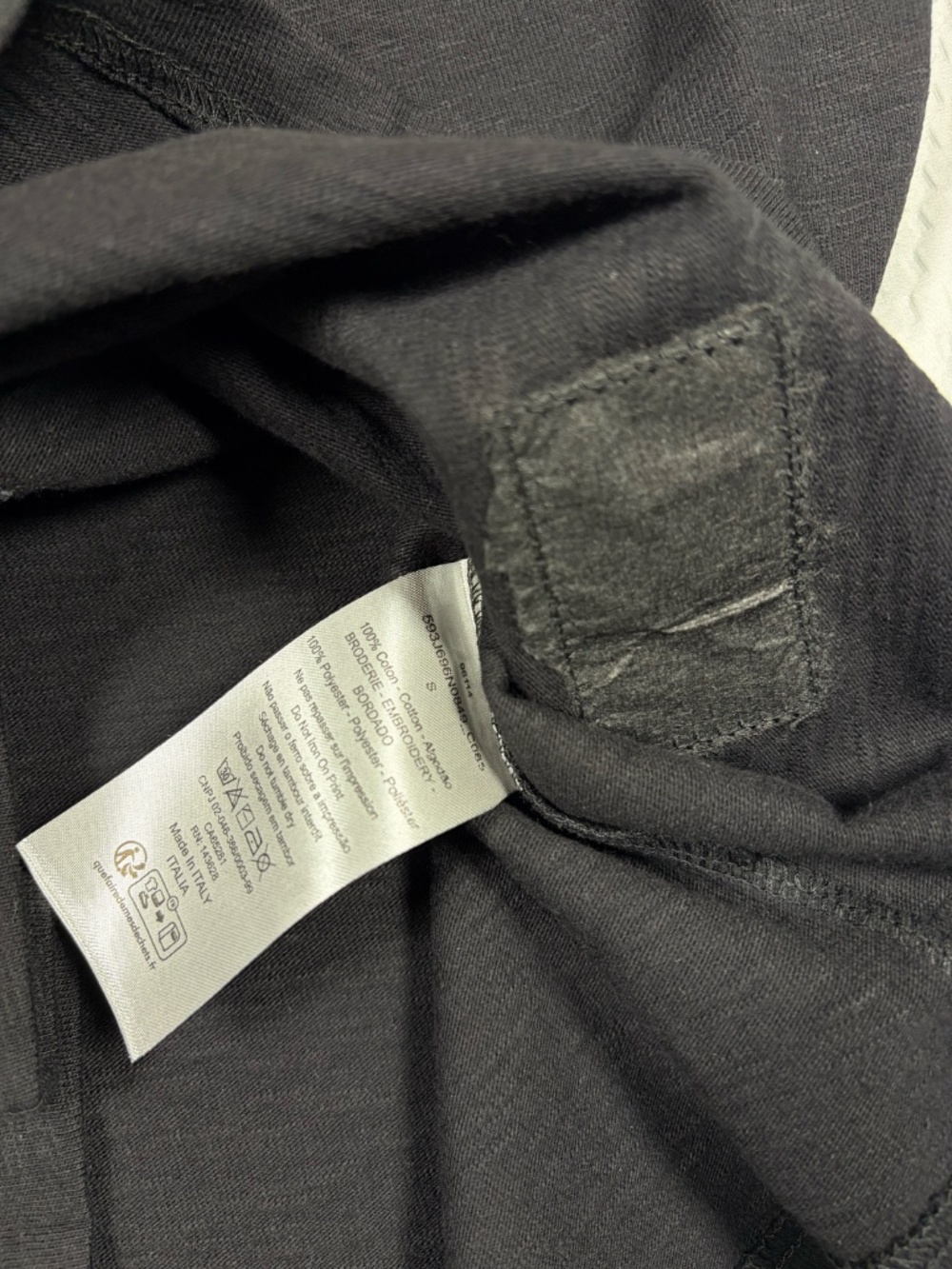 DIOR MEN'S 47 BLACK LEWIS HAMILTON EDITION T-SHIRT SIZE SMALL REGULAR EXCELLENT - Picture 7 of 8